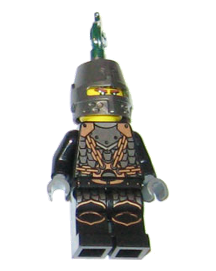 Kingdoms - Dragon Knight Scale Mail with Chains, Helmet Closed, Bared Teeth