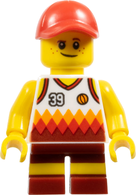 Beachgoer - Boy, Red Cap and Basketball Jersey