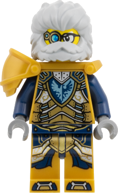 Mr. Oz - Pearl Gold Suit and Armor, Dark Blue Arms