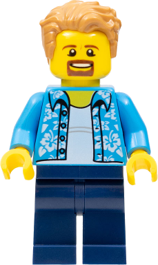 LEGO Store Customer with Hawaiian Shirt