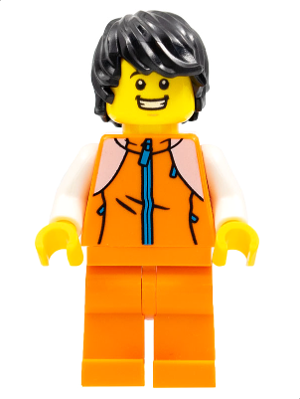Man with Orange Tracksuit