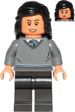 Cho Chang - Dark Bluish Gray Ravenclaw Sweater without Crest, Black Legs