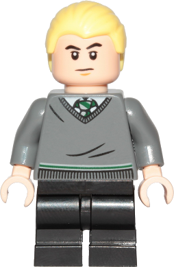 Draco Malfoy - Slytherin Sweater, Black Medium Legs