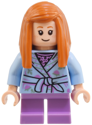 Ginny Weasley - Bright Light Blue Dressing Gown, Medium Lavender Short Legs