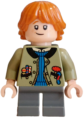Ron Weasley - Olive Green Jacket, Blue Jumper