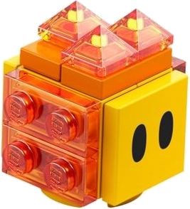 Lava Bubble - Scanner Code with Medium Azure Lines