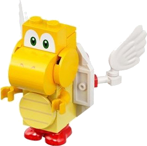 Koopa Troopa, Paratroopa - Scanner Code with Yellow Lines