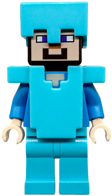 Steve (Light Nougat) - Medium Azure Legs, Helmet and Armor