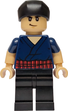 Roronoa Zoro - Dark Blue Shirt, Black Bandana