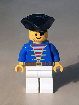 Pirate Blue Jacket White Legs
