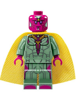 Vision - Sand Green, Yellow Spot on Forehead