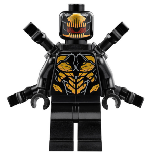 Outrider - Extended Arms, Torso with Long Dark Bluish Gray Tips at Neck