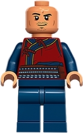 Wong - Dark Red Robe, Dark Blue Legs