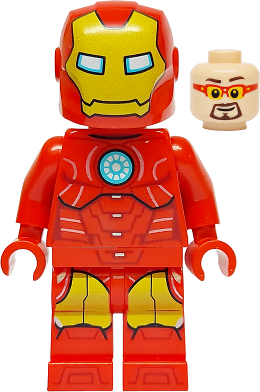 Iron Man - Yellow Mask and Leg Armor