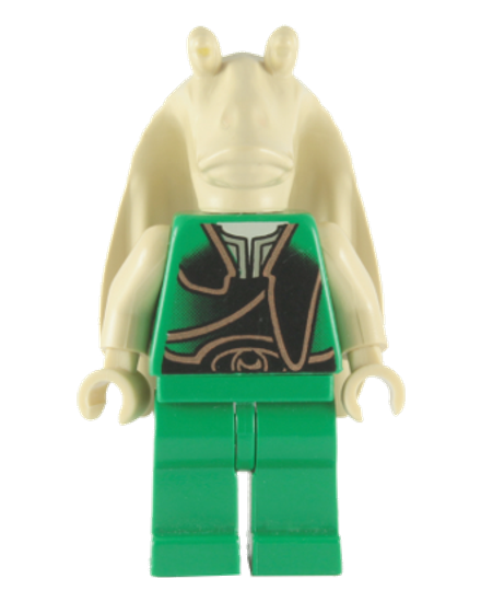 Gungan Soldier - Green Outfit, Plain Head