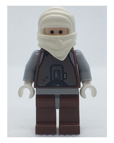 Dengar - Reddish Brown Torso, White Ninja Wrap
