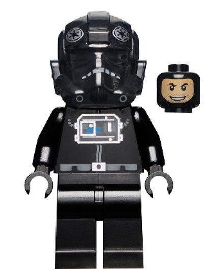 Imperial TIE Fighter Pilot - Black Head, Balaclava