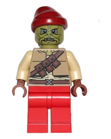 Kithaba (Klatooinian Skiff Guard) - Dark Tan Vest