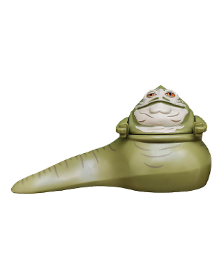 Jabba the Hutt - Olive Green, Tan Face, Dark Tan Wrinkles