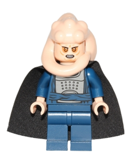 Bib Fortuna - Dark Blue Robe, Light Nougat Skin