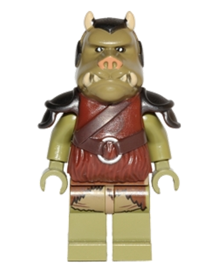 Gamorrean Guard - Olive Green, Dark Tan Hips