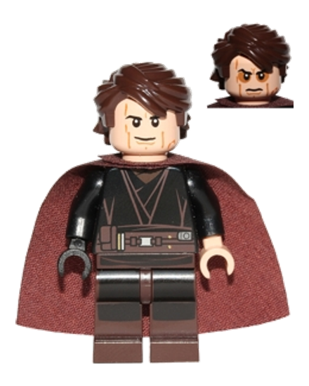 Anakin Skywalker (Sith Face, Cape)