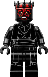 Darth Maul - Horns, Printed Legs, Open Mouth