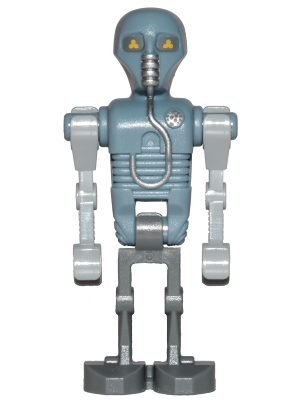 2-1B Medical Droid - Dotted Badge Pattern (Sand Blue), Dark Bluish Gray Legs