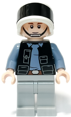 Rebel Fleet Trooper - Male, Vest with Pockets, Black Neck, Reddish Brown Eyebrows