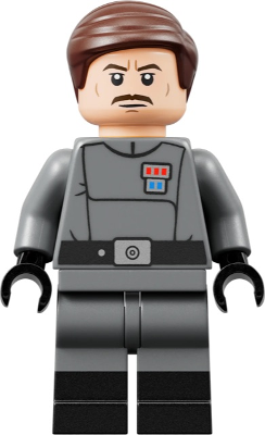 Admiral Wullf Yularen - Dark Bluish Gray Uniform, Dark Brown Hair