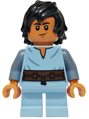 Boba Fett, Young - Bright Light Blue Shirt