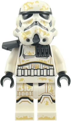 Sandtrooper™ - Plastic Pauldron, Dirt Stains