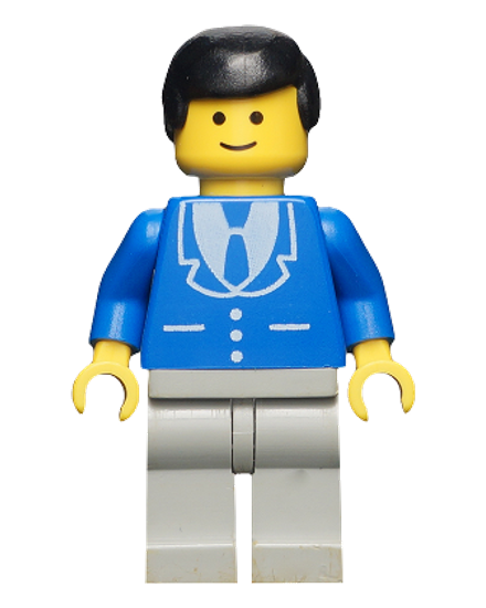 Male in Blue Suit
