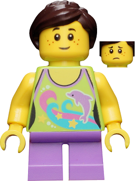 Girl with Dolphin top