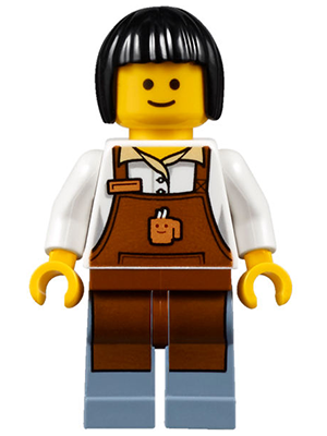Barista with Gray Shading at Sides