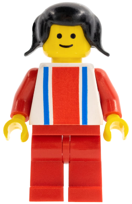 Female in Red & Blue Strip Shirt