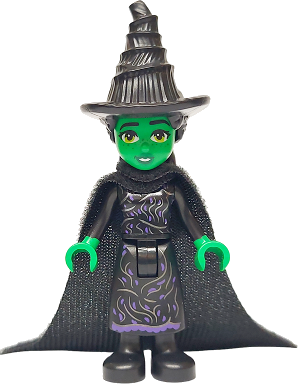 Elphaba - Mini Doll, Black Dress, Cape, Hat