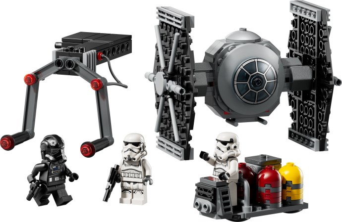 TIE Fighter with Imperial Hangar Rack
