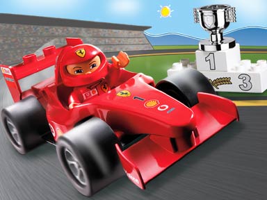 Ferrari F1 Race Car — Duplo | BrickPicker