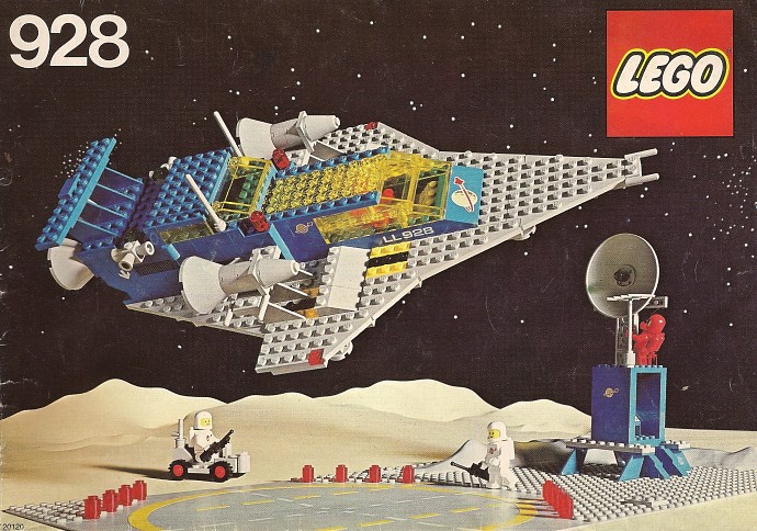 Space cruiser and moonbase